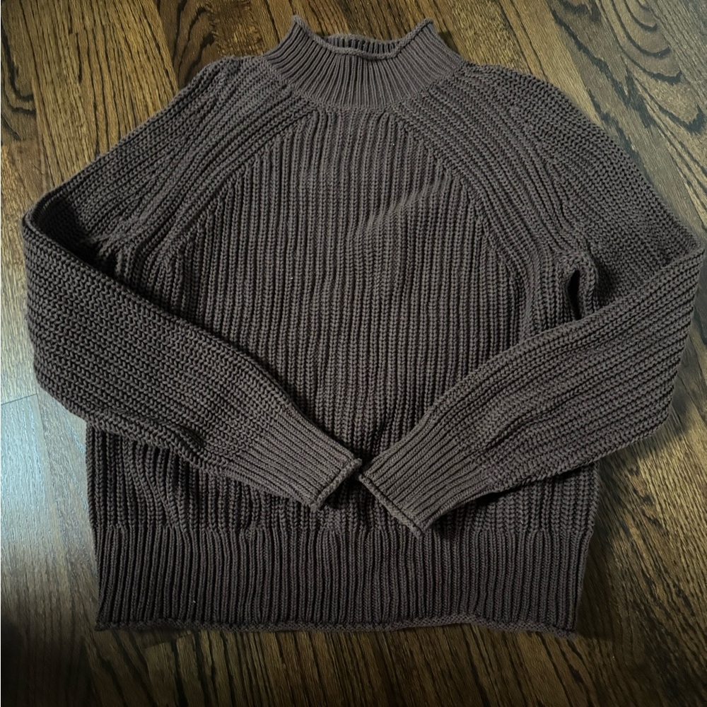 J. Crew Brown Turtleneck Sweater
